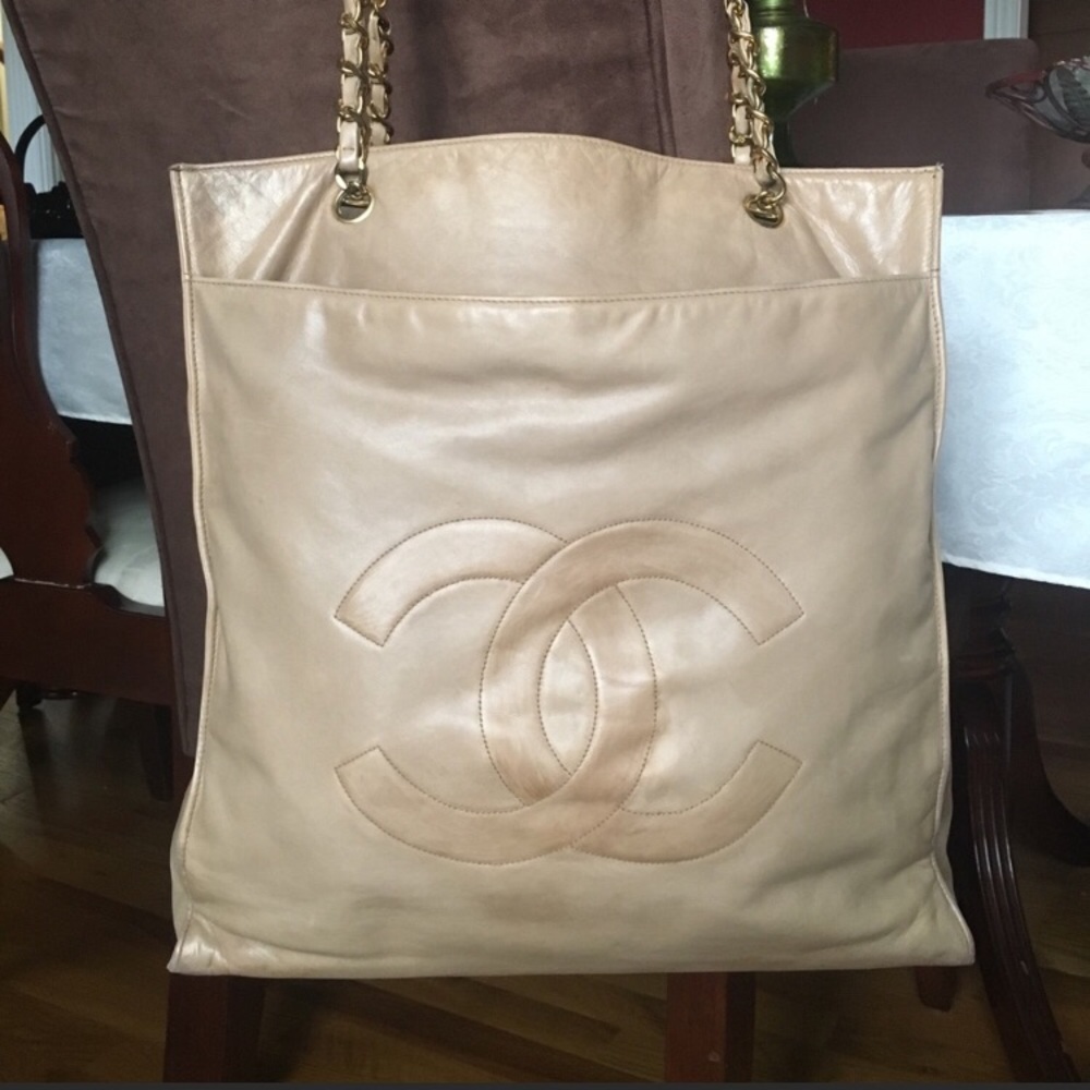 Chanel Lamb Skin Tote